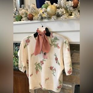 Sincerely Jules Floral Knit Sweater